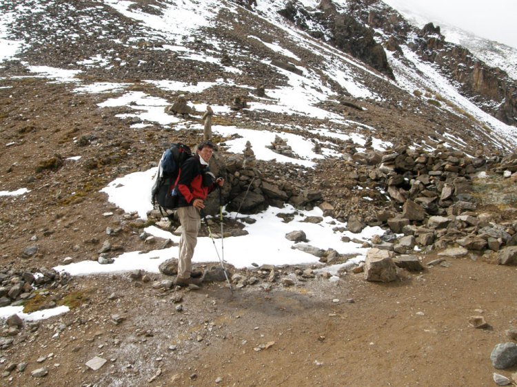 Nieve en el Abra San Juan